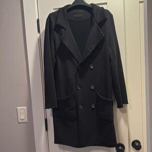 Frank and Eileen Belfast Double fleece trench Size Large.